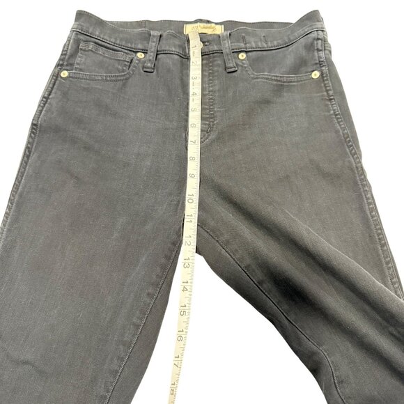 Madewell 10" High-Rise Skinny Black Jeans Size 28 - Picture 7 of 8